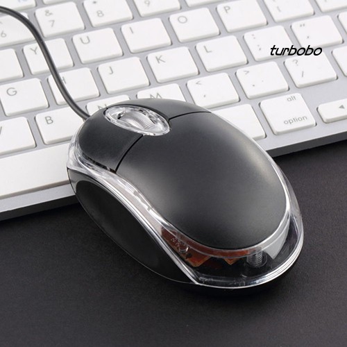 Chuột quang có dây USB và đèn LED cỡ nhỏ dành cho máy tính