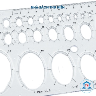 Thước elip - Thước vẽ kỹ thuật
