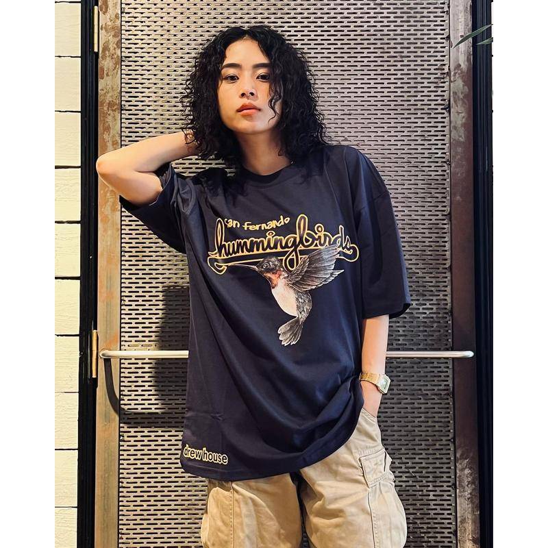 Áo Thun Tay Ngắn Cổ Tròn Chất Liệu 100% Cotton In Hình Hummingbird Phong Cách Mới Cho Nam Và Nữ