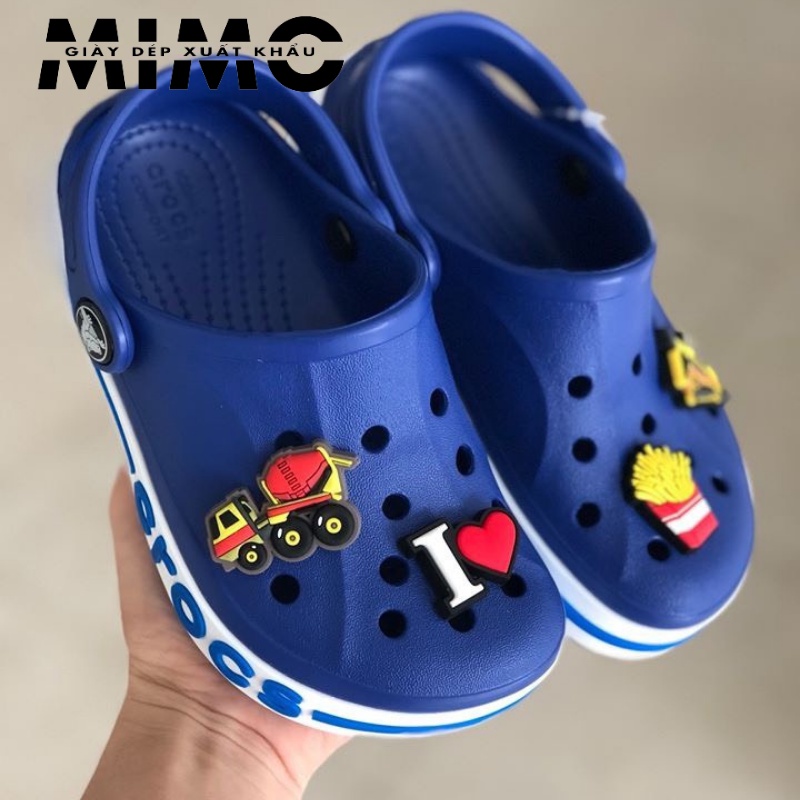 [Tặng 10 jibit] - Sục trẻ em, dép sục nhựa đi mưa màu xanh blue siêu êm mềm nhẹ, bền đẹp, chống trơn trượt