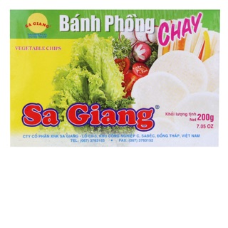 Bánh phồng chay Sa Giang 200g