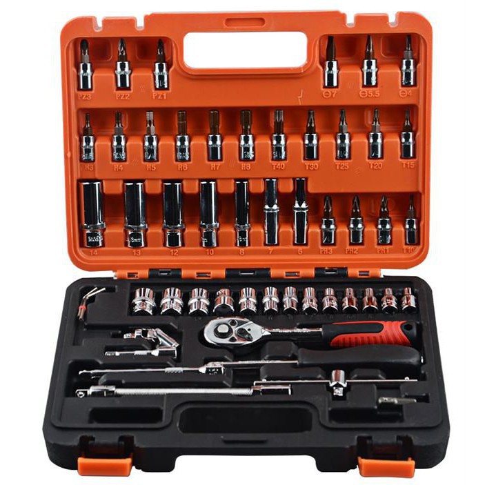 Bộ dụng cụ mở bulong ốc vít đa năng 53 chi tiết, chuyên dụng