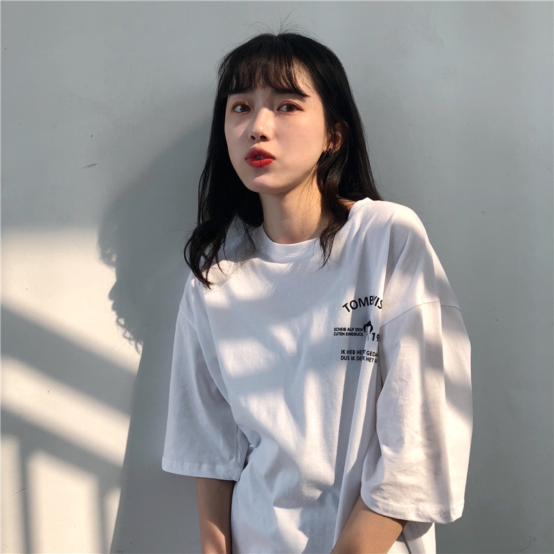 Áo thun SUXI tay ngắn phong cách Hàn Quốc trẻ trung thời trang