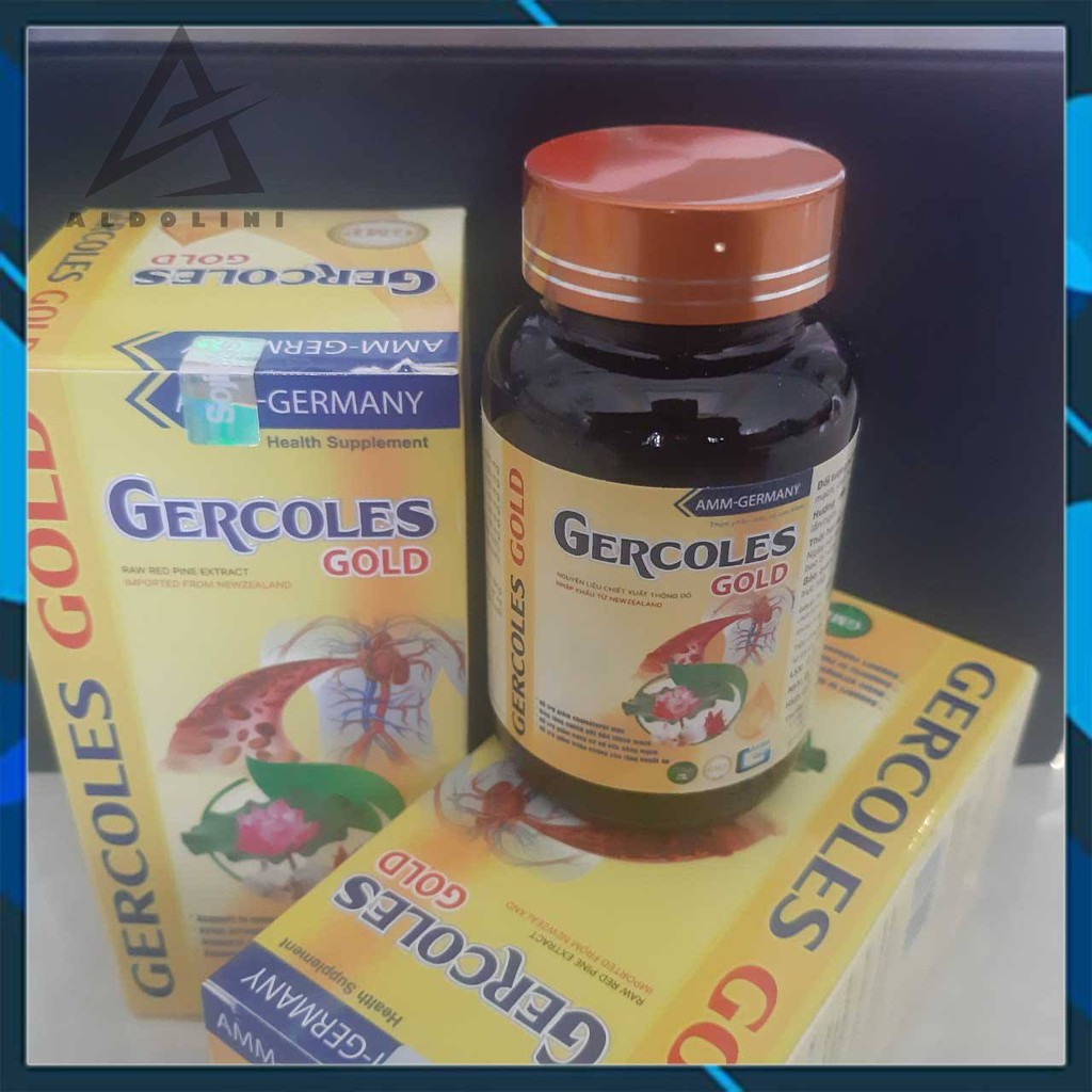 VIÊN UỐNG GERCOLES GOLD - Hạ Mỡ Máu Giảm Nguy Cơ Xơ Vữa Ổn Định Huyết Áp Ngăn Ngừa Tai Biến - CHÍNH HÃNG HỘP 30 VIÊN | BigBuy360 - bigbuy360.vn