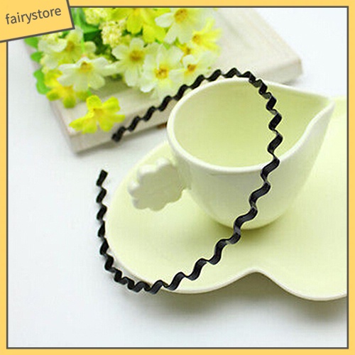 Băng Đô Cài Tóc Đen Gợn Sóng Thời Trang Cho Nam Nữ