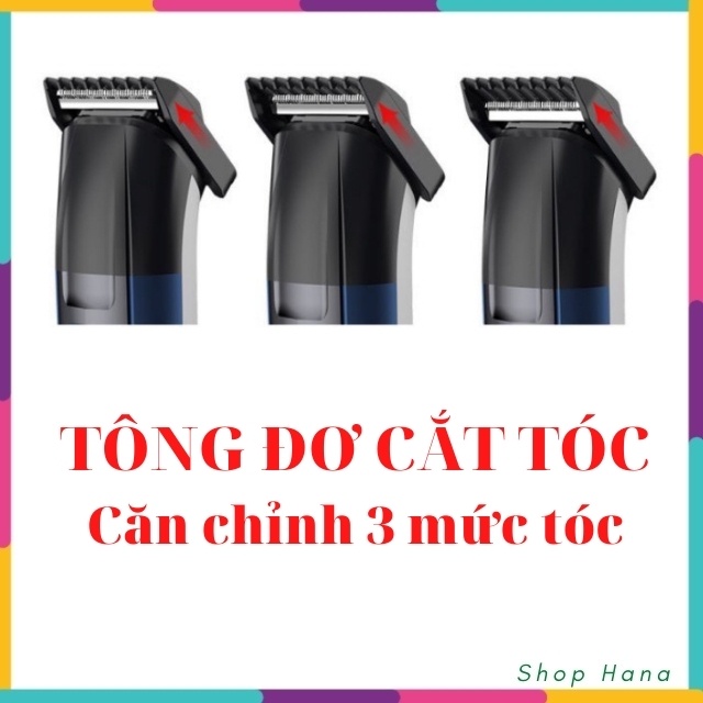 [Free Ship]MÁY CẠO RÂU đa năng cao cấp 3in1 Cạo sạch - Không rát HNH008