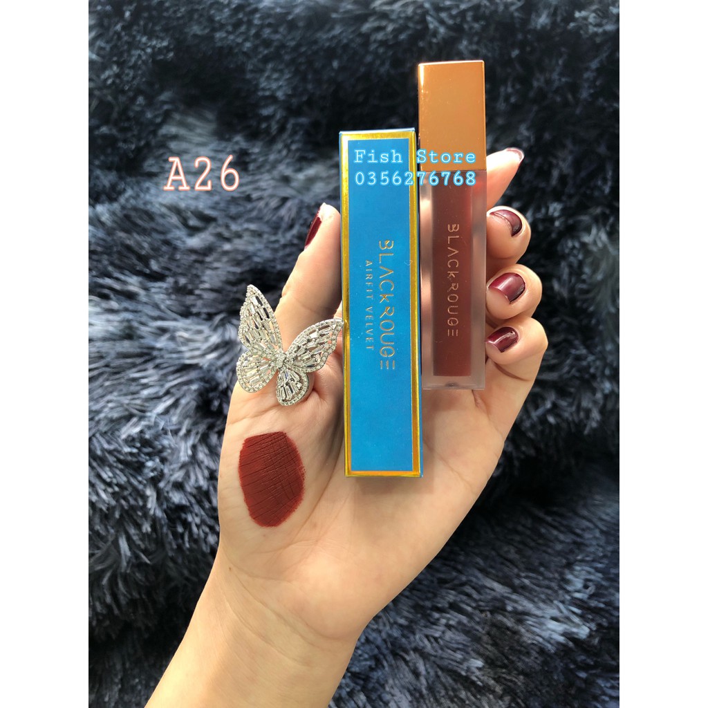 [Có Quà Tặng] Son Kem Black Rouge Ver 6 Ver 7 Đẹp Lì Thơm Handmade | Thế Giới Skin Care