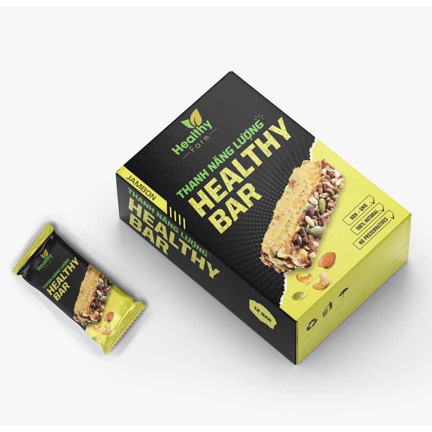 Thanh Năng Lượng Healthy Bar - 12bar