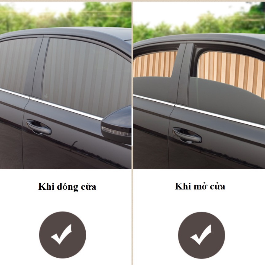 Rèm che nắng ô tô cao cấp, chắn nắng ô tô thông minh, rèm che nắng ô tô nam châm tiện lợi chống tia UV