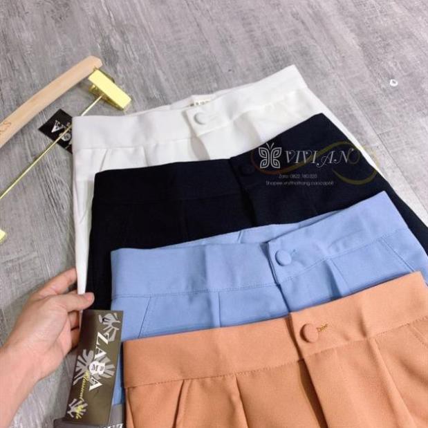 Quần Baggy Nữ [Giá Hủy Diệt]  Quần Âu Công Sở cúc bọc, Chất liệu Vitex Cao Cấp, Mặc Bao Chuẩn Dáng, Hàng VNXK