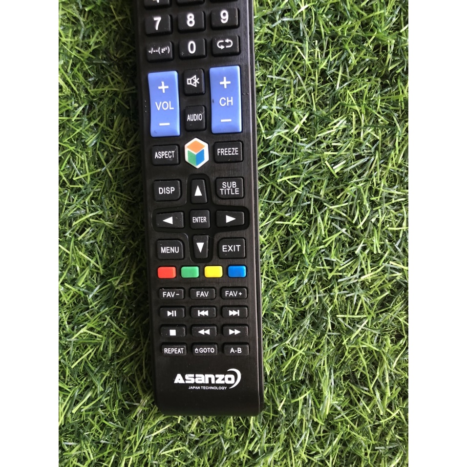 Điều khiển tivi Asanzo smart internet loại dài  - Tặng kèm pin - Remote Asanzo tivi có mạng internet hàng zin theo máy