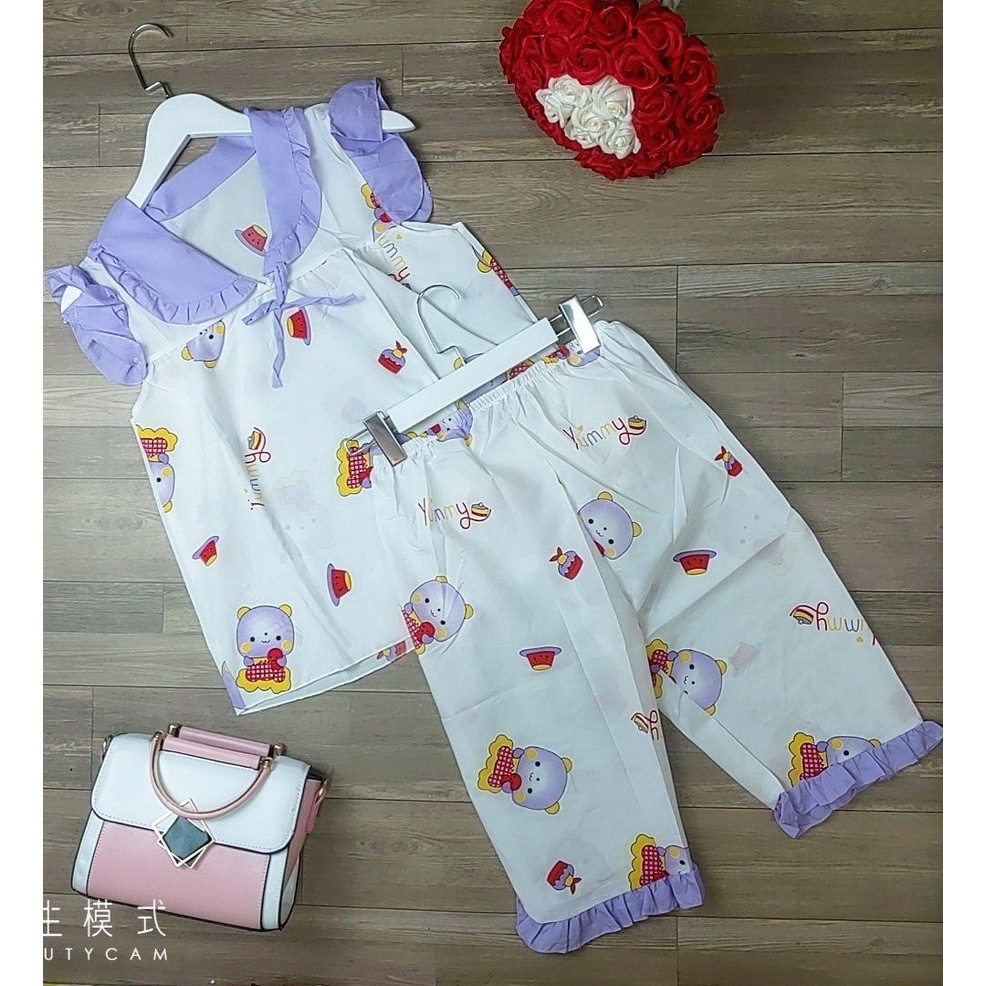❌ MẪU HOT❌❌ Đồ bộ  lửng mặc nhà, đồ bộ tiểu thư xinh xắn , kute , dễ thương chipchip90  M00118