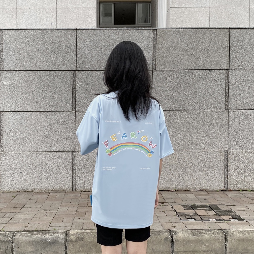 Áo thun Fearow Sweet Rainbow / Màu xanh dương FW117