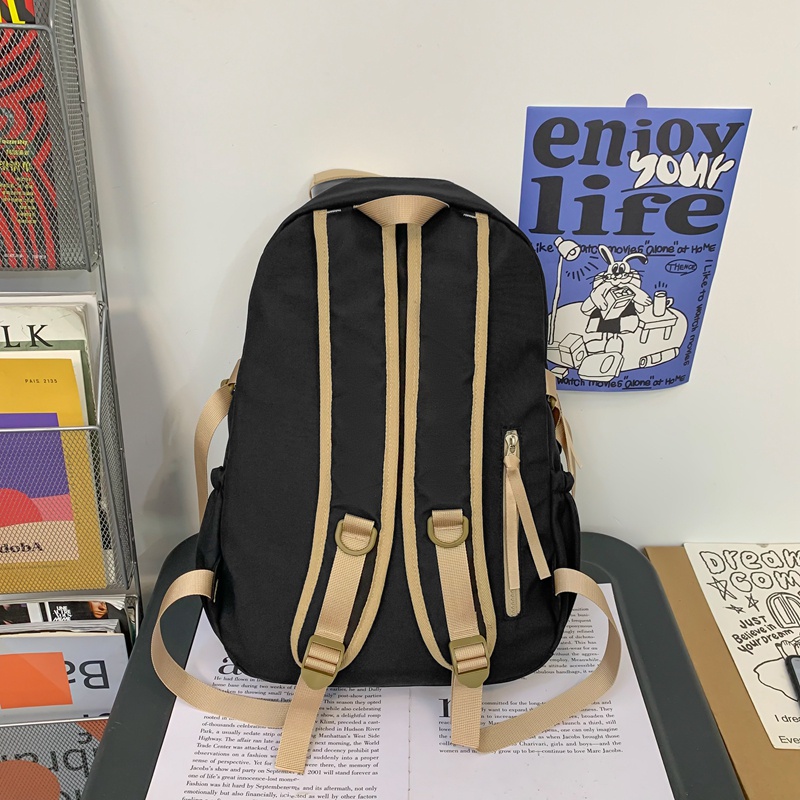 Ba lô PRETTYZYS phong cách ulzzang sức chứa lớn 15.6 inch cho học sinh sinh viên