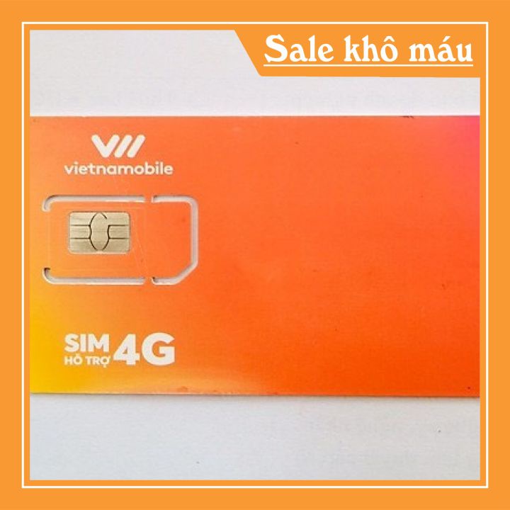 Siêu Thánh Sim 4G Mới Vietnamobile 150GB/Tháng, Miễn Phí Tháng Đầu, Tặng 40.000đ, Nghe Gọi Nội Mạng Miễn Phí, Sim Giá Rẻ