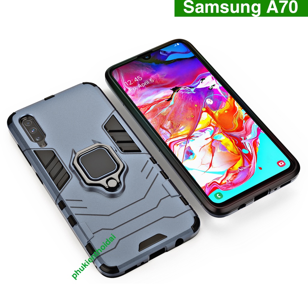 Ốp lưng Samsung A70 / A72 / A72 5G / A73 5G chống sốc Iron Man Iring cao cấp giá đỡ xem phim