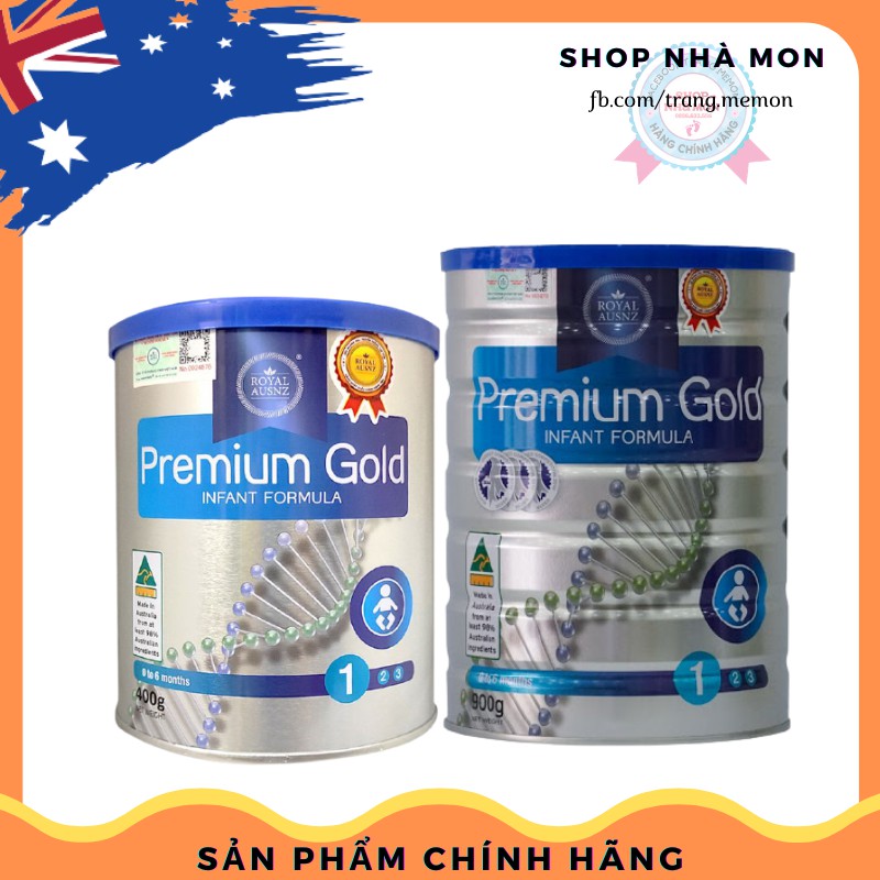 Sữa Hoàng Gia Úc Premium Gold số 1 (400g - 900g)