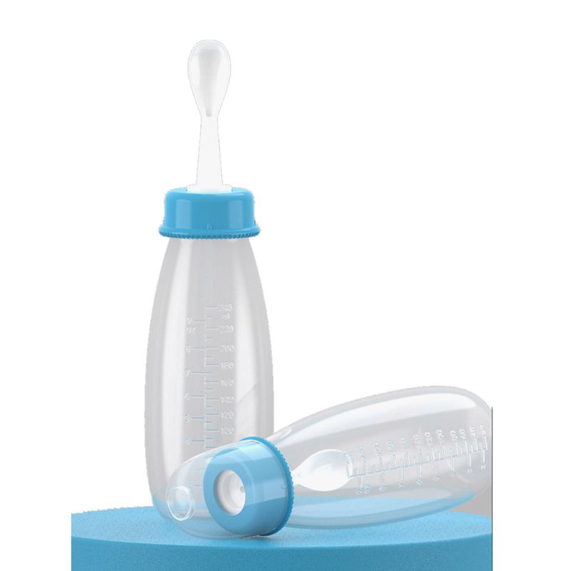 Bình Bóp Có Muỗng Cho Bé Ăn Bằng Silicone