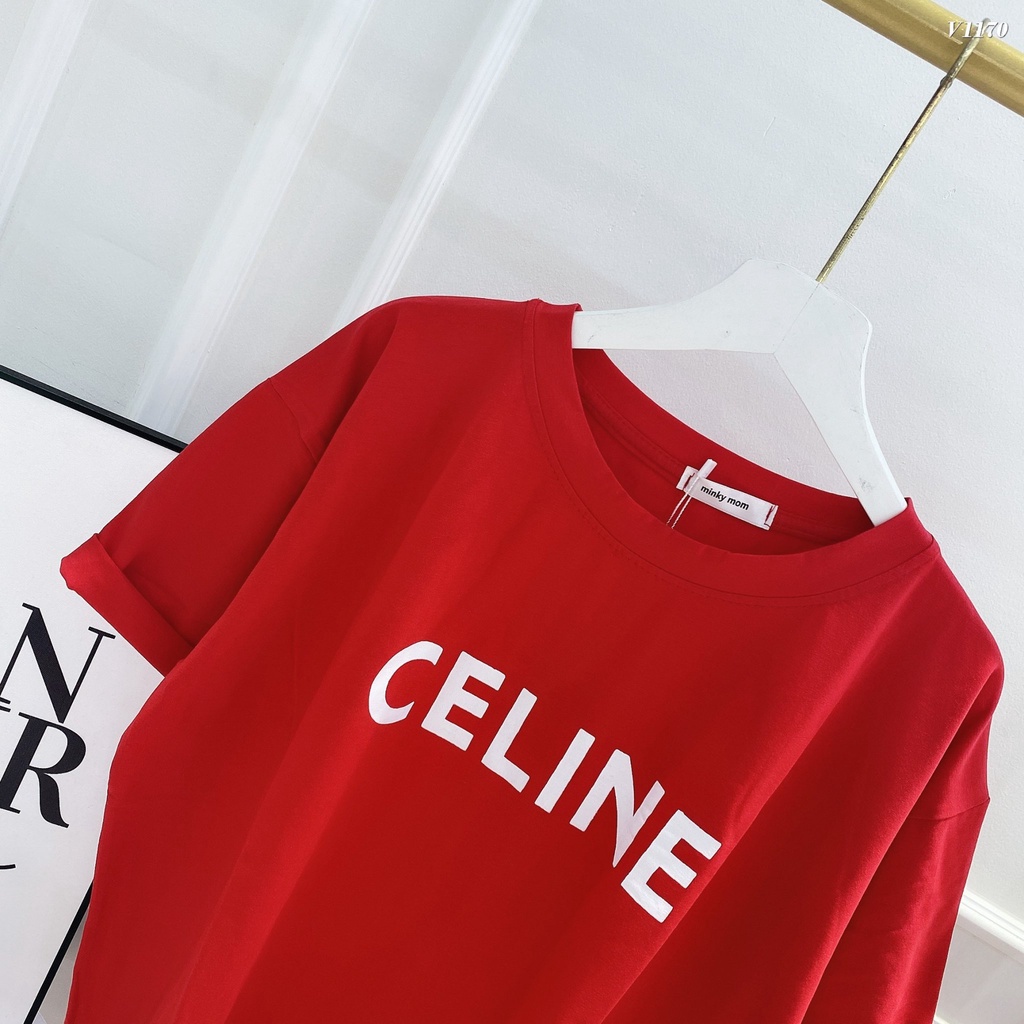 Áo Thun Cotton Trơn In Chữ logo Phong Cách Mới Size S-5XL