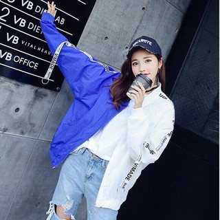 Áo Khoác Dù Phối 2 Màu Nam Nữ Cực Đẹp