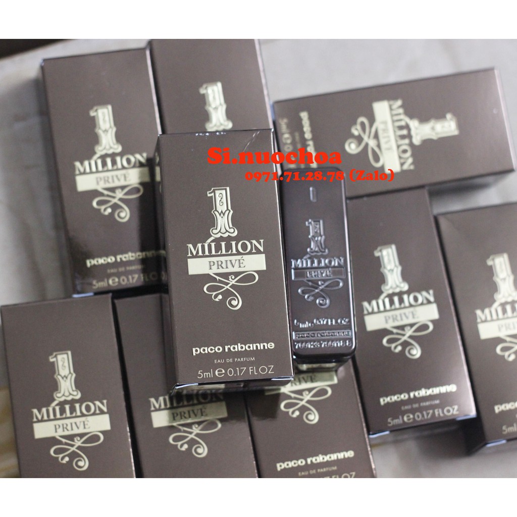 Nước hoa nam million Prive 5ml