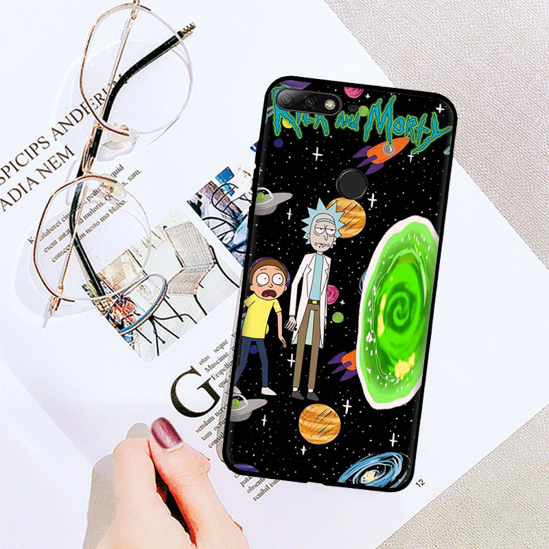 Ốp Lưng In Hình Hoạt Hình Rick And Morty Cho Huawei P20 Lite 2019 P20 Pro P30 Lite P30 Pro P40 Pro Max P Smart 2018 2019