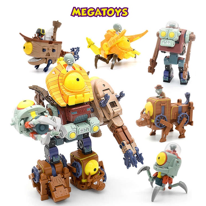 Đồ Chơi Sưu Tầm Plants Vs Zombies 1  - Zombot Plank Walker XINLEXIN  2602