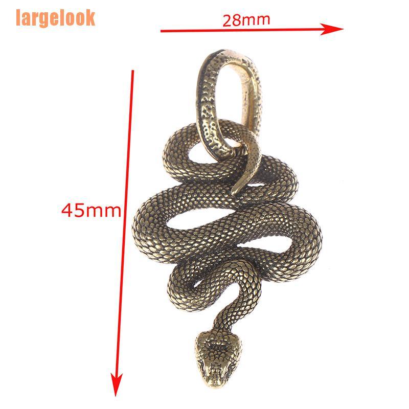 1 Móc Khóa Hình Rắn Bằng Đồng Thau