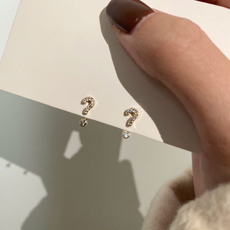 Hoa tai Stud Zircon Hoa tai Stud cá tính sáng tạo đơn giản