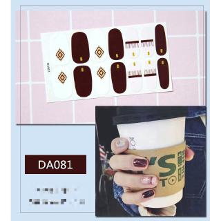 Sticker dán móng tay hình trái tim dễ thương