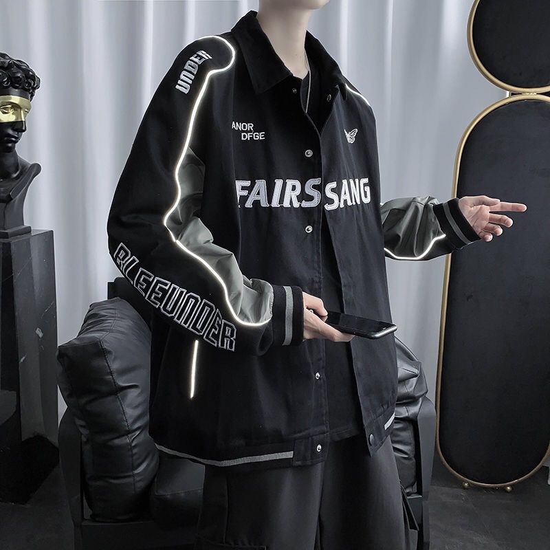 Áo Khoác Bóng Chày Cổ Vuông Dáng Rộng Thời Trang 2020 Cho Nam | BigBuy360 - bigbuy360.vn