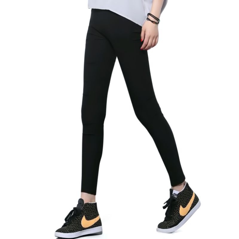 [Freeship] Quần Legging Dài Xuất Nhật Trơn 4 Túi Chất Cotton Dẻo Siêu Mềm Mịn, Siêu Co Dãn | BigBuy360 - bigbuy360.vn