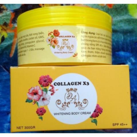 Kem Dưỡng Trắng Body Collagen X3