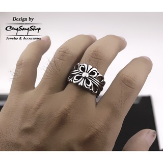 N632 Nhẫn Titan chrome heart