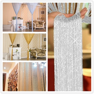 1m * 2m dây da bạc dây rèm cửa trang trí cửa sổ pha lê lấp lánh hạt sáng nhà diy
