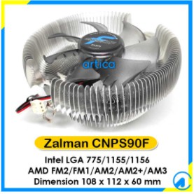 Quạt Tản Nhiệt CPU Zalman CNPS90F Intel LGA 1155 1156 775 AMD FM2 FM1 AM3 AM2 +