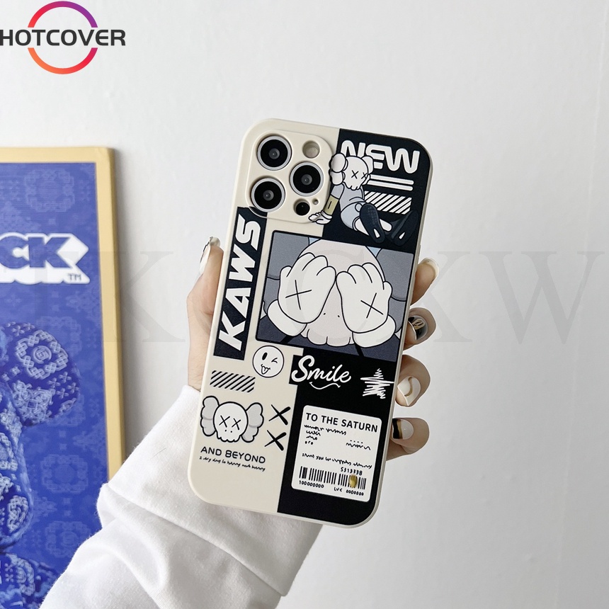 Ốp Điện Thoại Mềm Chống Sốc Hình Kaws Cho Realme GT2 GT Neo 2 2T 8i 7i 8S 7 8 X7 Pro Ultra V5 V3 V15 V13 V11