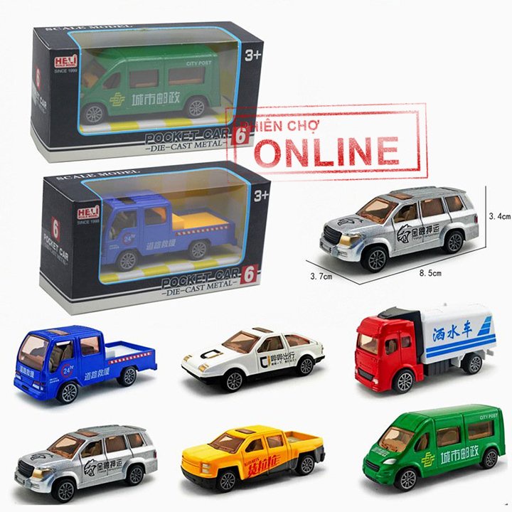 Mô Hình Xe Cảnh Sát Bằng Hợp Kim Tỷ Lệ 1:60 - Giao Ngẫu Nhiên