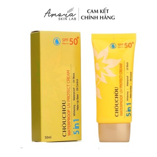Kem Chống Nắng Chống Thấm Nước Chou Chou Waterproof UV Protect Cream SPF50+ PA+++ 50ml Hàn Quốc thumbnail
