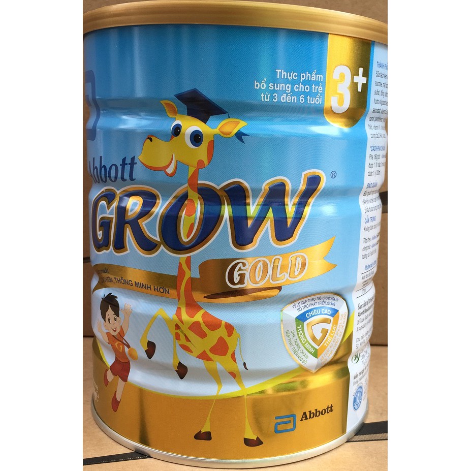 Sữa bột Abbott Grow Gold 3+ Hương Vani 900g