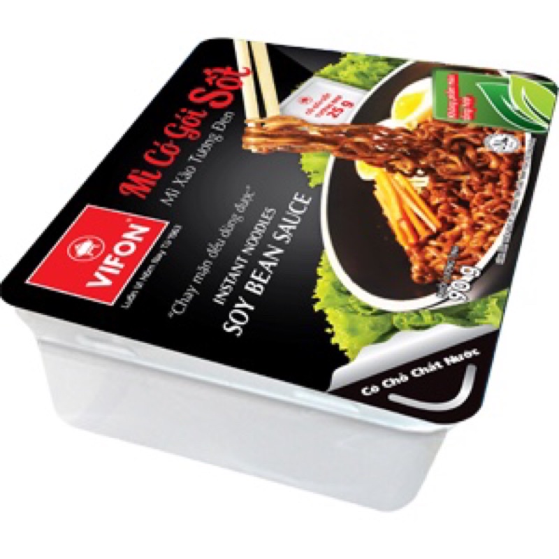 Thùng mì xào tương đen có gói xốt vifon 18 khay