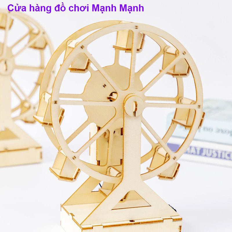 Khoa học và công nghệ trẻ em Sản xuất nhỏ Mô hình đu quay sinh tài liệu làm thủ đồ chơi thí nghiệm giáo dục