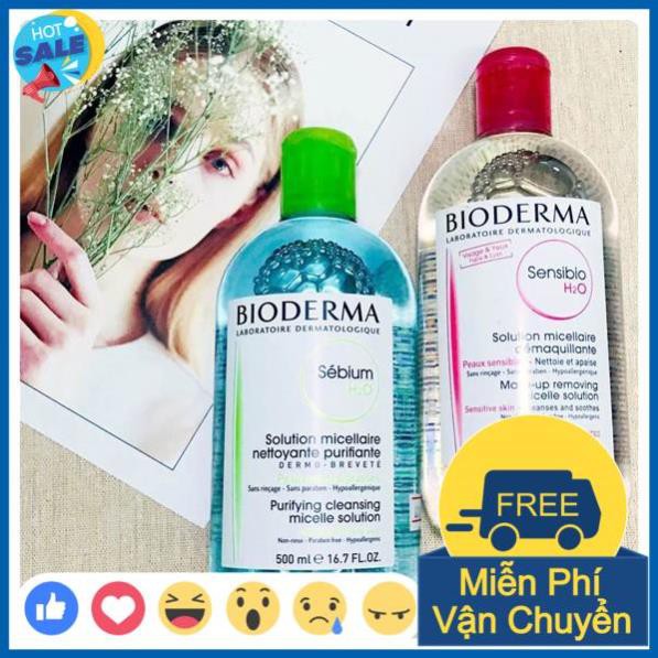 🎁KÈM QUÀ TẶNG🎁 Nước Tẩy Trang 500ml ⚡️𝐌𝐢𝐞̂̃𝐧 𝐏𝐡𝐢́ 𝐒𝐡𝐢𝐩⚡️ Hàng Nội Địa Pháp Có Nút Nhấn | BigBuy360 - bigbuy360.vn
