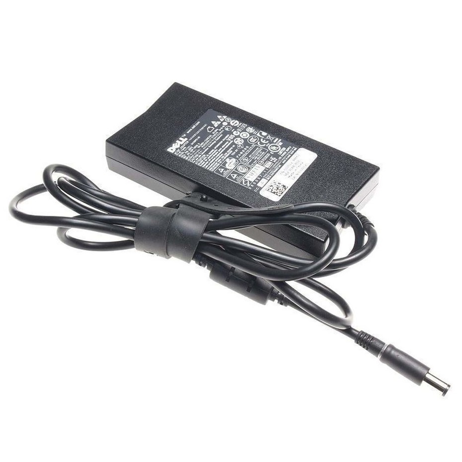 (ADAPTER) SẠC LAPTOP DELL 19.5V-6.7A (130W) (SLIM, Đầu Kim Lớn) kích thước đầu ghim (ADAPTER) SẠC 7.4 x 5.0 mm