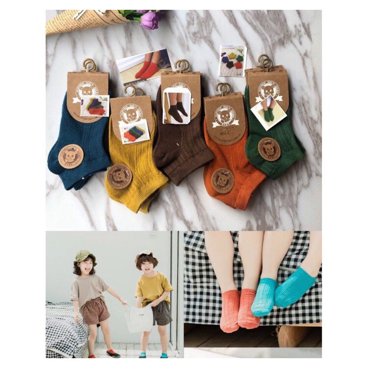 combo 5 đôi tất gân vitagin cho bé