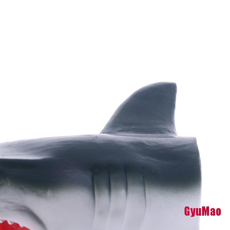 Găng Tay Con Rối Bằng Cao Su Mềm Hình Cá Mập Dễ Thương