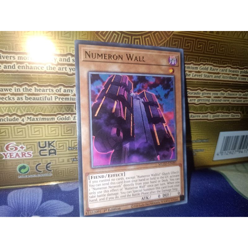 [KN yugioh shop] thẻ bài: Numeron Wall - MGED-EN081 - Rare 1st Edition