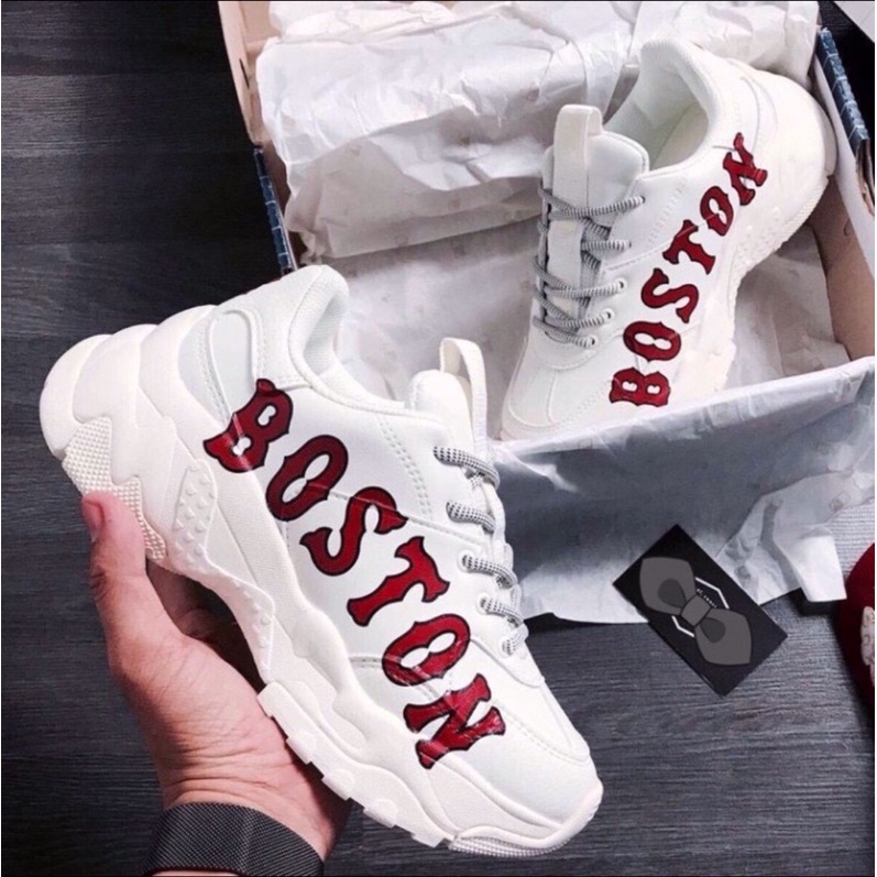 GIÀY THỂ THAO SNEAKER NAM NỮ ĐẾ CAO GIÀY THỂ THAO MLB BOSTON FULL BOX TÚI | BigBuy360 - bigbuy360.vn