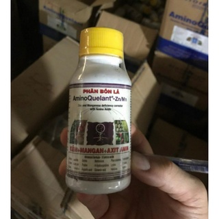 Phân bón lá aminoquelant – zn/mn chai 100ml bổ sung kẽm + mangan và 18 acid amin