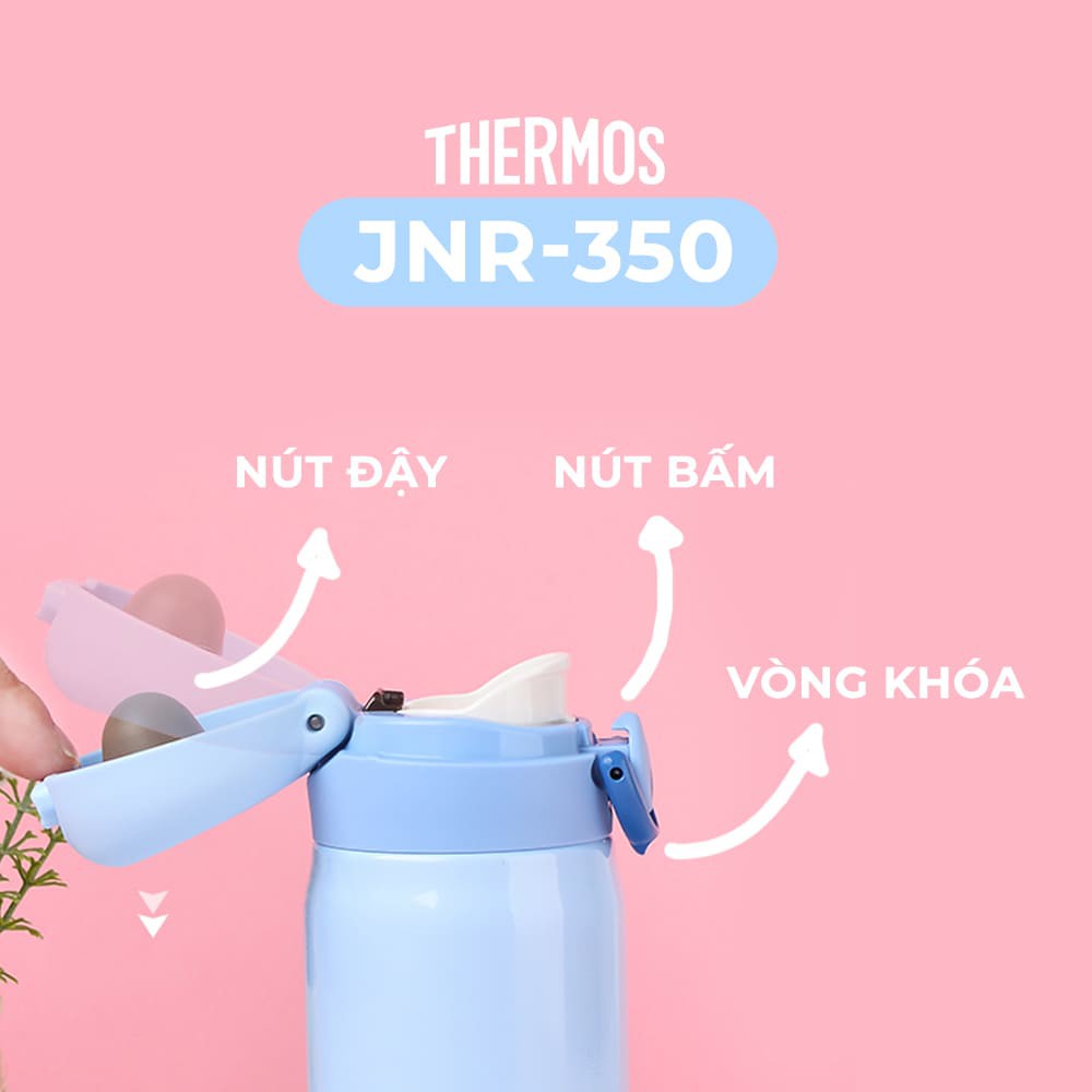 Bình giữ nhiệt nút bấm Thermos JNR-350 (350ml)- hàng chính hãng